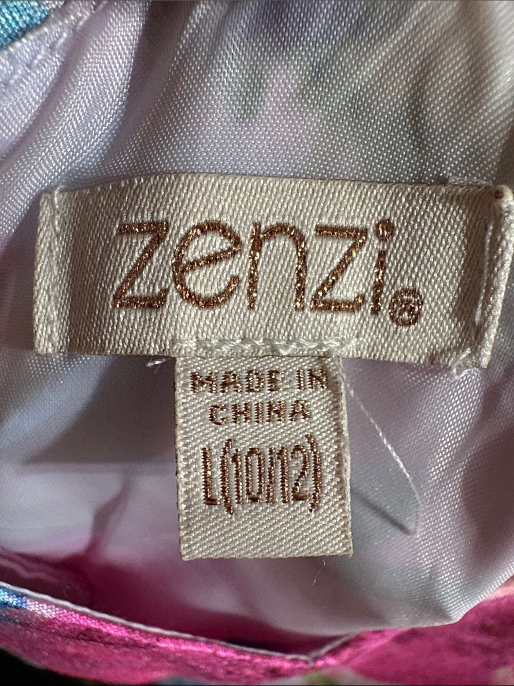 Zhenzi Pink Floral Sleeveless Party Dress - Picture 2 of 8